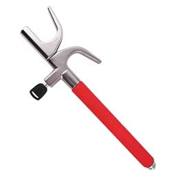 AllExtreme CQ-6068 Stainless Steel Red Car Steering Wheel Lock System with 3 Keys for 3 Direction Locking Anti-Theft Security Device-picture-39