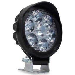 AllExtreme EX7RF1P 7 LED 3 inch 10W Round White Waterproof Flood Fog Light with Adjustable Mounting Bracket-picture-4