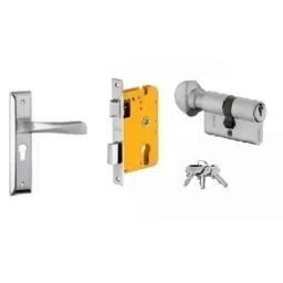 Dorset HL Series Noha 70mm Stainless Steel Door Handle Lock Set with Knob &a; Key-picture-16