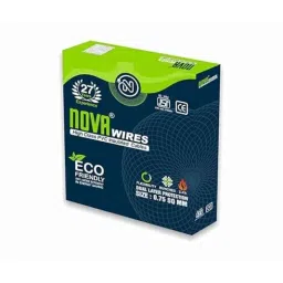 Novawires 0.75 Sqmm Single Core Blue FRLS PVC Copper Cable, NVWRS0075BL, Length: 90 m-image-53
