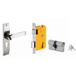 Dorset HL Series Hale 70mm Stainless Steel Door Handle Lock Set with Both Side Key Cylinder (Pack of 4)-picture-12