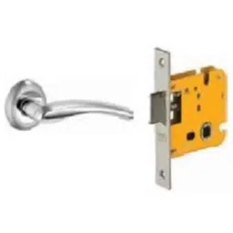 Dorset ML Series Onix 10 inch Stainless Steel Door Handle Lock Set with Mortise Latch (Pack of 4)-picture-32