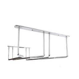 Osam Stainless Steel Silver Double Line Wine Glass Holder, WGHD (Pack of 3)-19