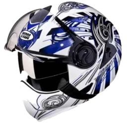 Studds N1 Expanded Polystyrene White Flip Off-Full Face Helmet, Size: 570 mm-picture-19