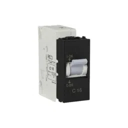 Havells Reo Elegant 3kA 16A Single Pole Soot Black Mini MCB, DHGNCSPA01600MR-14