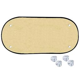 Auto Pearl Mesh Beige Rear Window Sunshade Car Curtain for Tata Bolt-32