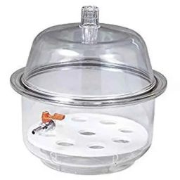 Lab Plus Vacuum Polycarbonate Desiccator Metal cock/9mm 306 mm, LP-1599-29