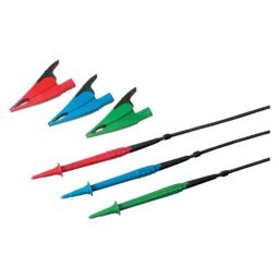 Fluke TL165X/UK Red &a; Blue &a; Green W-Probe Cap Alligator Clip Fused Tl Set, 2107774-picture-20
