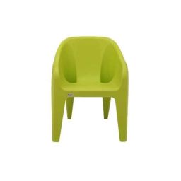 Supreme Futura Contemporary Design Plastic Villa Green Chair with Arm (Pack of 4)-picture-43