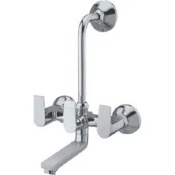 Prestige Aria Brass Chrome Finish Telephonic Wall Mixer with L Band-18