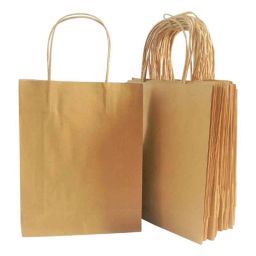 PRB Bags Brown Packaging Paper Bag (Pack of 25)-image-13