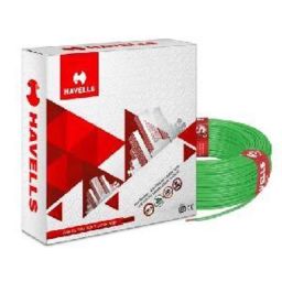 havells HavellsLife Guard WHFFFNGF12X5 FR-LSH PVC Insulated Flexible Cable Single Core 2.5 Sq. mm 200m - Green-picture-43