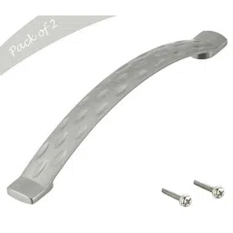 Aquieen 160mm Malleable Silver Matte Wardrobe Cabinet Pull Handle, KL-712-160 (Pack of 2)-picture-25