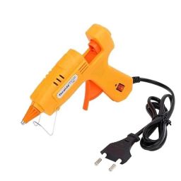 Themisto 20W Yellow Mini Hot Melt Glue Gun with 10 Glue Sticks for DIY Art &a; Crafts, TH-GG20-image-31
