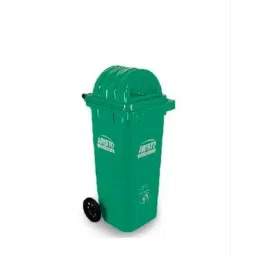 Aristo 120L Plastic Green Wheel Plastic Waste Bin with Dome Lid-picture-40