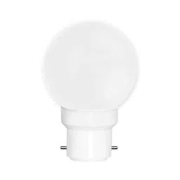 Fybros Nuit 0.5W Polycarbonate White Round LED Bulb, FLS5441A (Pack of 10)-11