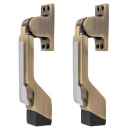 ATOM 1.5 inch Brass Antique Finish Adjustable Door Stopper with Rubber Tip, DS002-BA-102 (Pack of 2)-image-14