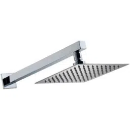 Prestige 8x8 inch Stainless Steel Chrome Finish Ultra Slim Square Rain Shower Head with 12 inch Arm &a; Flange-picture-31
