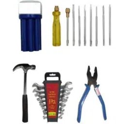 JetFire 19 Pcs Steel Hammer Multicolour Professional Hand Tool Kit-6