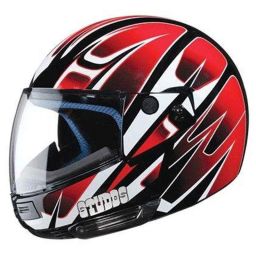 Studds Ninja Black &a; Red Flip-Up Helmet, Size: XL-picture-43