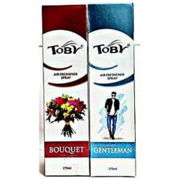 Toby 2 Pcs 270ml Bouquet &a; Gentlemen Long Lasting Fragrance Air Freshener Spray Set-image-23