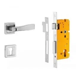 Dorset ML Series Stella Stainless Steel Patina Finish Door Handle Lock Set with-image-38