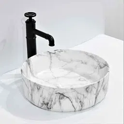 InArt 360x360x120mm Ceramic White Countertop Wash Basin, INA-100-picture-28