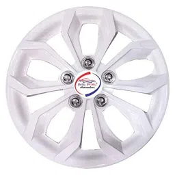 Auto Pearl 4 Pcs 13 inch ABS Pearl White OP2 Press Type Hubcap Wheel Cover Set with Retention Ring for All Cars-picture-33