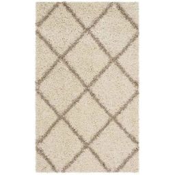 Carpetify 3x5ft Ivory &a; Beige Modern Anti Skid Shag Plush Fur Rug Carpet, 0712YCAYMCM-picture-12