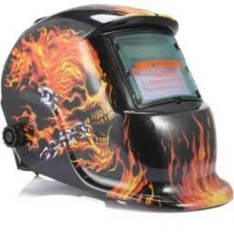 Shiv Alaska F-16 Solar Powered Auto Darkening Welding &a; Grinder Helmet, Size: Standard-image-44