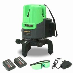 Tomahawk 30m 5 Lines Green Cross Self Levelling Professional Line Laser Level, TLL-B-05-N-32