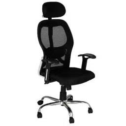 Da Urban Metrix Black High Back Revolving Office Chair-picture-28