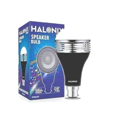 Halonix Prime 9W B22D Polycarbonate White &a; Yellow LED Bluetooth Speaker Music Bulb-picture-1