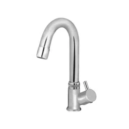 IRIS Prime Brass Chrome Finish Swan Neck Wash Basin Tap-picture-35