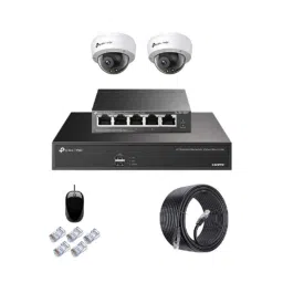 TP-Link VIGI C250 5MP Full Colour Indoor Network IP Combo Kit with 4 Channel NVR, 2 Cameras, 5 Port POE Switch, D-LINK 100M LAN Cable-picture-22