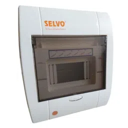 Selvo 6 Way ABS &a; Acrylic White Line Distribution Boards, SEL051-13