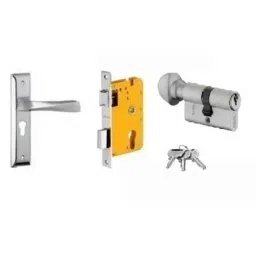 Dorset HL Series Noha 60mm Stainless Steel Patina Finish Door Handle Lock Set with Knob &a; Key (Pack of 2)-picture-46