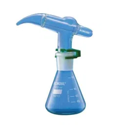 Borosil 10ml Tilt Measure Flask, 5015006-38