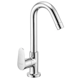 Oleanna Nova Brass Silver Chrome Finish Swan Neck Tap-picture-17