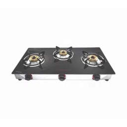 Butterfly Trio Plus 3 Burner Black Glass Top Manual Gas Stove-picture-41