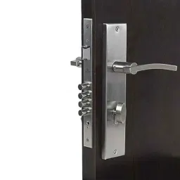 Handle Waala Ivy-OSK 10 inch 60mm Stainless Steel Silver Cylindrical Plate One Side Key Mortise Door Lock Set-picture-11