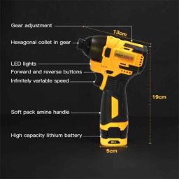 MECRAAF 4.2V 1.5Ah Brushless Cordless Impact Driver with 3-Speed Variable image 2