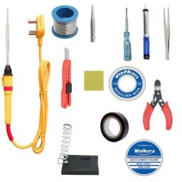 Walkers WKCB85M1 13 Pcs 25W Soldering &a; Desoldering Equipment Tool Kit, WKCB085-45
