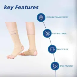 STERGIC IRIS Ankle Support Brace for Injury Recovery &a; Long Lasting Pain Relief, Size: M image 3