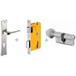 Dorset ML Series Divine 60mm Stainless Steel Door Handle Lock Set with Coin &a; Knob, ML DV (Pack of 2)-picture-7