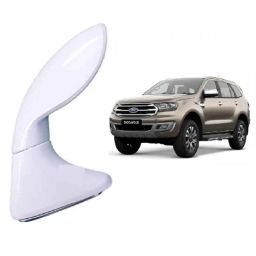 SureStrive ABS White Front Left Side Fender Angle View Bonnet Blind Mirror for Ford Endevour 2019 Model image 2