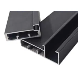 Aluminium 4mm Glass Shutter Profile Sleeve for Recessed Hinge with Handle, EBC_RCH-AGP-H-TN-image-89