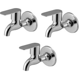 Prestige Ocean Brass Chrome Finish Bib Cock without Permis (Pack of 3)-image-63