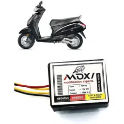 Auto Pearl 12V Black Front &a; Rear Flasher Indicator Light for Honda Activa 4G-picture-6