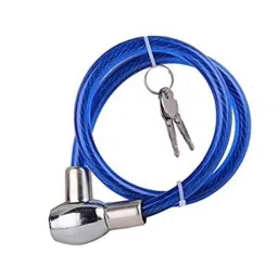 AOW Cable Lock for Bike, Helmet, Cycle &a; Luggage (Multipurpose Uses) Colour-Blue.-33